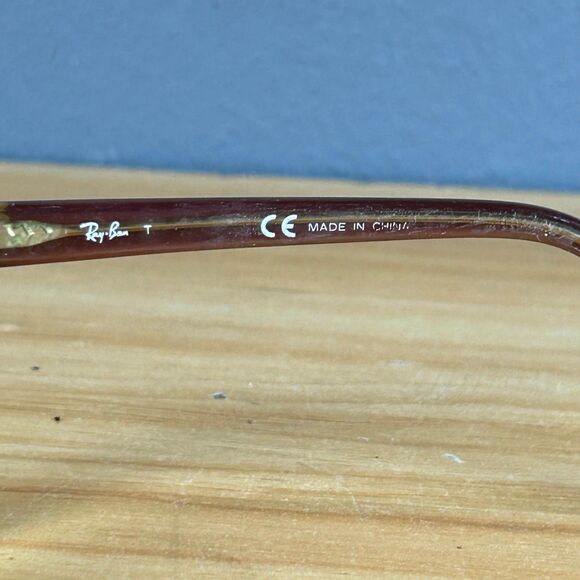 RayBan RB5298 5390 Eyeglasses Rectangular Full Rim Acetate Frame Only 53-17 135 - Picture 7 of 8